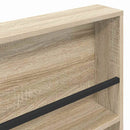 vidaXL Magazin állvány polcokkal Sonoma tölgy 100 x 12 x 70 cm Faanyag