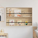 vidaXL Magazin állvány polcokkal Sonoma tölgy 100 x 12 x 70 cm Faanyag
