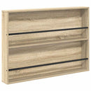 vidaXL Magazin állvány polcokkal Sonoma tölgy 100 x 12 x 70 cm Faanyag