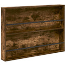 vidaXL Magazin állvány 2 db Füstös Tölgy 100 x 12 x 70 cm Szerelt Fa