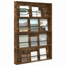 vidaXL Magazin állvány 2 db Füstös Tölgy 100 x 12 x 70 cm Szerelt Fa