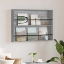 vidaXL Magazin állvány Szürke Sonoma 100 x 12 x 70 cm Faanyag