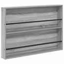 vidaXL Magazin állvány Szürke Sonoma 100 x 12 x 70 cm Faanyag