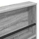 vidaXL Magazin állvány 2 db Szürke Sonoma 100 x 12 x 70 cm Szerelt Fa