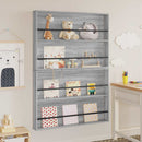 vidaXL Magazin állvány 2 pcs Szürke Sonoma 100 x 12 x 70 cm Faanyag