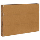 vidaXL Magazin állvány polcokkal Öreg fa 100 x 12 x 70 cm Faanyag