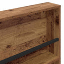 vidaXL Magazin állvány 2 pcs Öreg fa 100 x 12 x 70 cm Faanyag