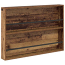 vidaXL Magazin állvány 2 pcs Öreg fa 100 x 12 x 70 cm Faanyag