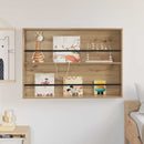 vidaXL Magazin állvány Artisan tölgy 100 x 12 x 70 cm Faanyag