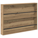 vidaXL Magazin állvány Artisan tölgy 100 x 12 x 70 cm Faanyag