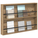 vidaXL Magazin állvány Artisan tölgy 100 x 12 x 70 cm Faanyag