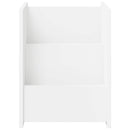 vidaXL Magazin állvány polcokkal Fehér 35 x 35 x 45 cm Szerelt Fa