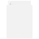 vidaXL Magazin állvány polcokkal Fehér 35 x 35 x 45 cm Szerelt Fa