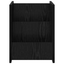 vidaXL Magazin állvány polcokkal Fekete tölgy 35 x 35 x 45 cm Faanyag