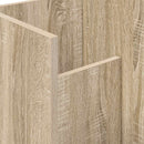 vidaXL Magazin állvány polcokkal Sonoma tölgy 35 x 35 x 45 cm Faanyag
