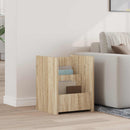 vidaXL Magazin állvány polcokkal Sonoma tölgy 35 x 35 x 45 cm Faanyag