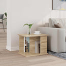 vidaXL Magazin állvány polcokkal Sonoma tölgy 35 x 35 x 45 cm Faanyag