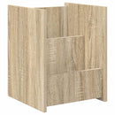 vidaXL Magazin állvány polcokkal Sonoma tölgy 35 x 35 x 45 cm Faanyag