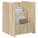 vidaXL Magazin állvány polcokkal Sonoma tölgy 35 x 35 x 45 cm Faanyag