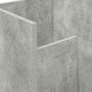 vidaXL Magazin állvány polcokkal Beton Szürke 35 x 35 x 45 cm Faanyag