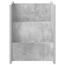 vidaXL Magazin állvány polcokkal Beton Szürke 35 x 35 x 45 cm Faanyag