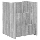 vidaXL Magazin állvány polcokkal Szürke Sonoma 35 x 35 x 45 cm Faanyag