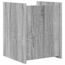 vidaXL Magazin állvány polcokkal Szürke Sonoma 35 x 35 x 45 cm Faanyag