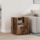 vidaXL Magazin állvány polcokkal Öreg fa 35 x 35 x 45 cm Faanyag