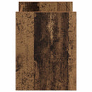 vidaXL Magazin állvány polcokkal Öreg fa 35 x 35 x 45 cm Faanyag