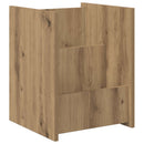vidaXL Magazin állvány polcokkal Artisan tölgy 35 x 35 x 45 cm Faanyag