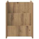 vidaXL Magazin állvány polcokkal Artisan tölgy 35 x 35 x 45 cm Faanyag