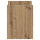 vidaXL Magazin állvány polcokkal Artisan tölgy 35 x 35 x 45 cm Faanyag