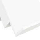vidaXL Magazin állvány polcokkal Fehér 53 x 40 x 28,5 cm Faanyag