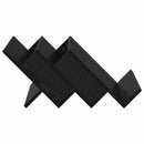 vidaXL Magazin állvány Fekete tölgy 53 x 40 x 28,5 cm Faanyag