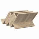 vidaXL Magazin állvány Sonoma tölgy 53 x 40 x 28,5 cm Faanyag