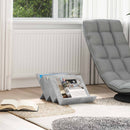 vidaXL Magazin állvány Beton Szürke 53 x 40 x 28,5 cm Faanyag
