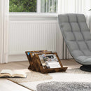 vidaXL Magazin állvány Füstölt tölgy 53 x 40 x 28,5 cm Faanyag