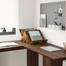 vidaXL Magazin állvány Füstölt tölgy 53 x 40 x 28,5 cm Faanyag