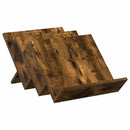 vidaXL Magazin állvány Füstölt tölgy 53 x 40 x 28,5 cm Faanyag