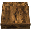 vidaXL Magazin állvány Füstölt tölgy 53 x 40 x 28,5 cm Faanyag