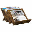 vidaXL Magazin állvány Füstölt tölgy 53 x 40 x 28,5 cm Faanyag