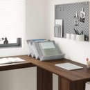 vidaXL Magazin állvány Szürke Sonoma 53 x 40 x 28,5 cm Faanyag