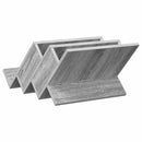vidaXL Magazin állvány Szürke Sonoma 53 x 40 x 28,5 cm Faanyag