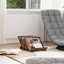 vidaXL Magazin állvány polcokkal Öreg fa 53 x 40 x 28,5 cm Faanyag