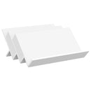 vidaXL Magazin állvány polcokkal Fehér 65 x 53 x 28,5 cm Faanyag