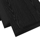 vidaXL Magazin állvány Fekete tölgy 65 x 53 x 28,5 cm Faanyag