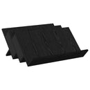 vidaXL Magazin állvány Fekete tölgy 65 x 53 x 28,5 cm Faanyag