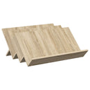vidaXL Magazin állvány Sonoma tölgy 65 x 53 x 28,5 cm Faanyag