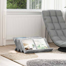 vidaXL Magazin állvány Beton Szürke 65 x 53 x 28,5 cm Faanyag