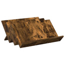 vidaXL Magazin állvány Füstölt tölgy 65 x 53 x 28,5 cm Faanyag